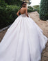 Sexy Sparkly 2019 Strapless Wedding Dresses Ruffles Tulle Ball Gown Bridal Wedding Gowns